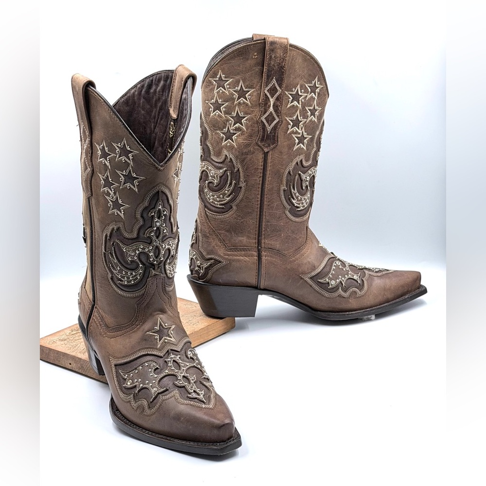 Texas Country Women's Embroidered Boots - Picture 13 of 13